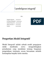 Model Pembelajaran Integratif