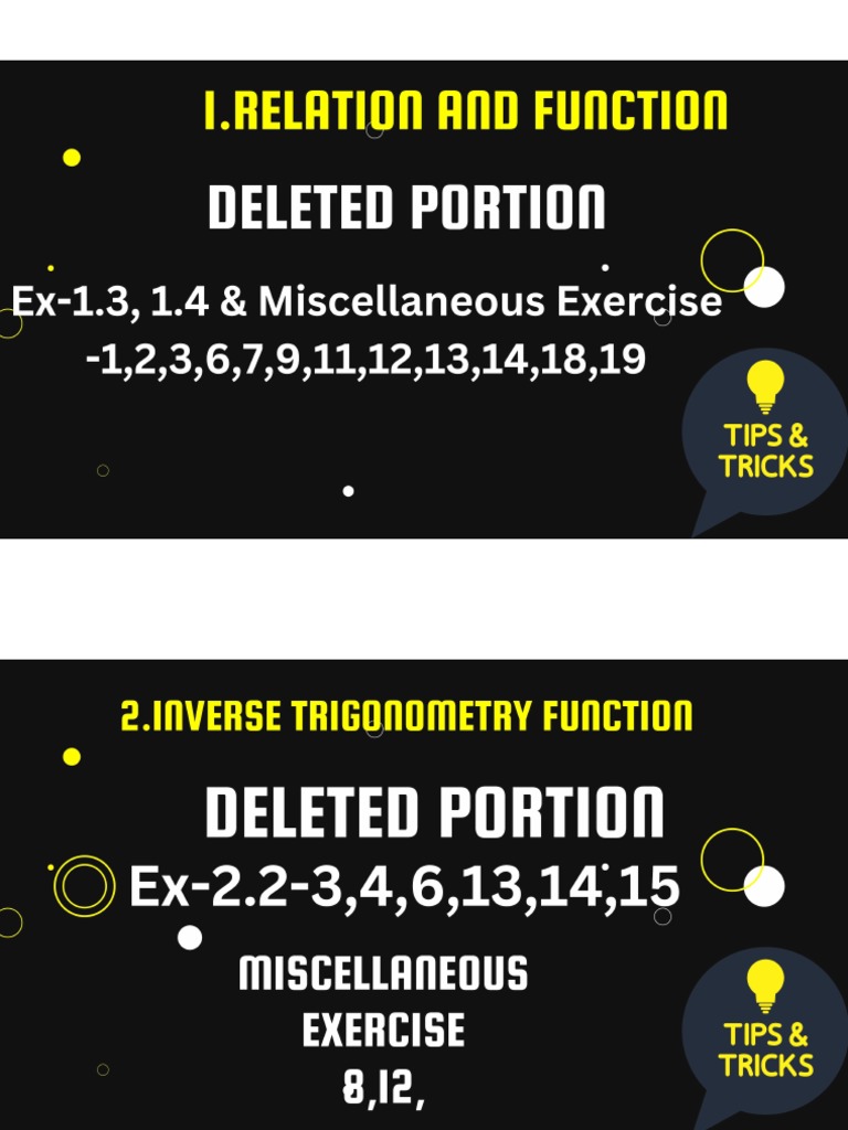 12th Deleted Portion 2024 PDF