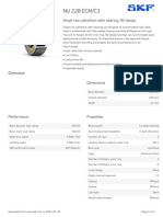 SKF NU 228 ECM - C3 Specification