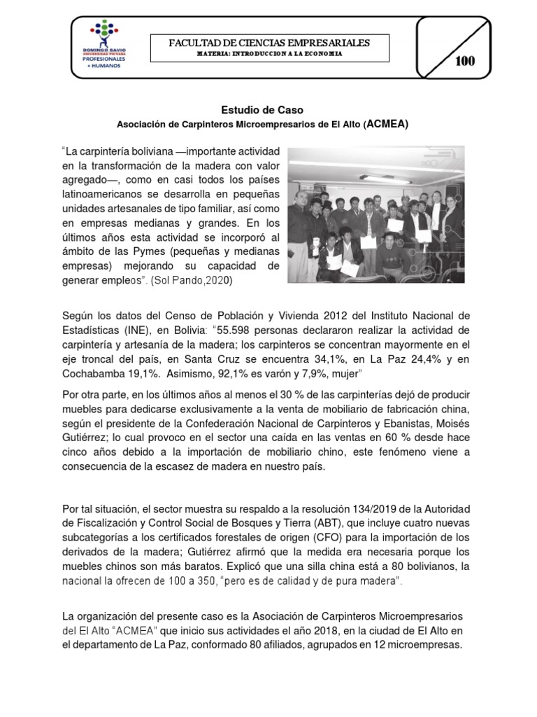 Estudio Caso ACMEA Con Respuestas | PDF