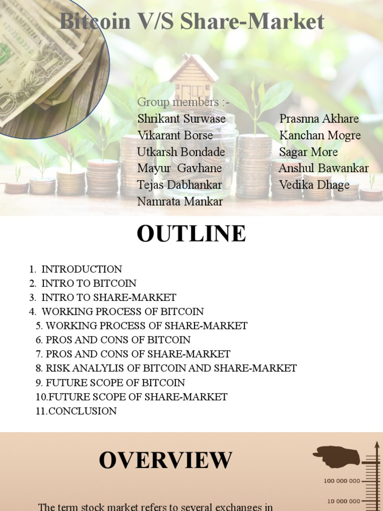 Bitcoin vs Share Market Analysis | PDF | Cryptocurrency | Stock Market