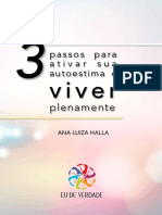 3 Passos para Viver A Autoestima