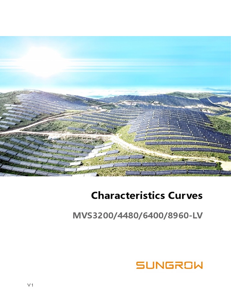 Sungrow MVS LV Characteristics Curves | PDF