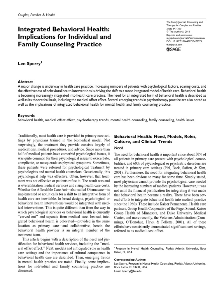 integrated-behavioral-health-implications-for-individual-and-family