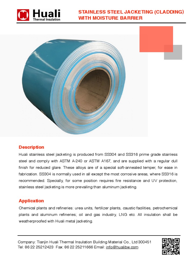 stainlesssteeljacketingwithmoisturebarriercladding PDF
