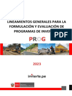 Lineamientos Generales PROG