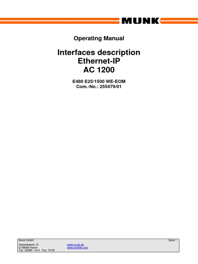 Interfaces description 255479 bhv mapping ethernet ip en 100 pdf