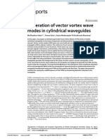 Generation of Vector Vortex Wave Modes in Cylindrical Waveguides