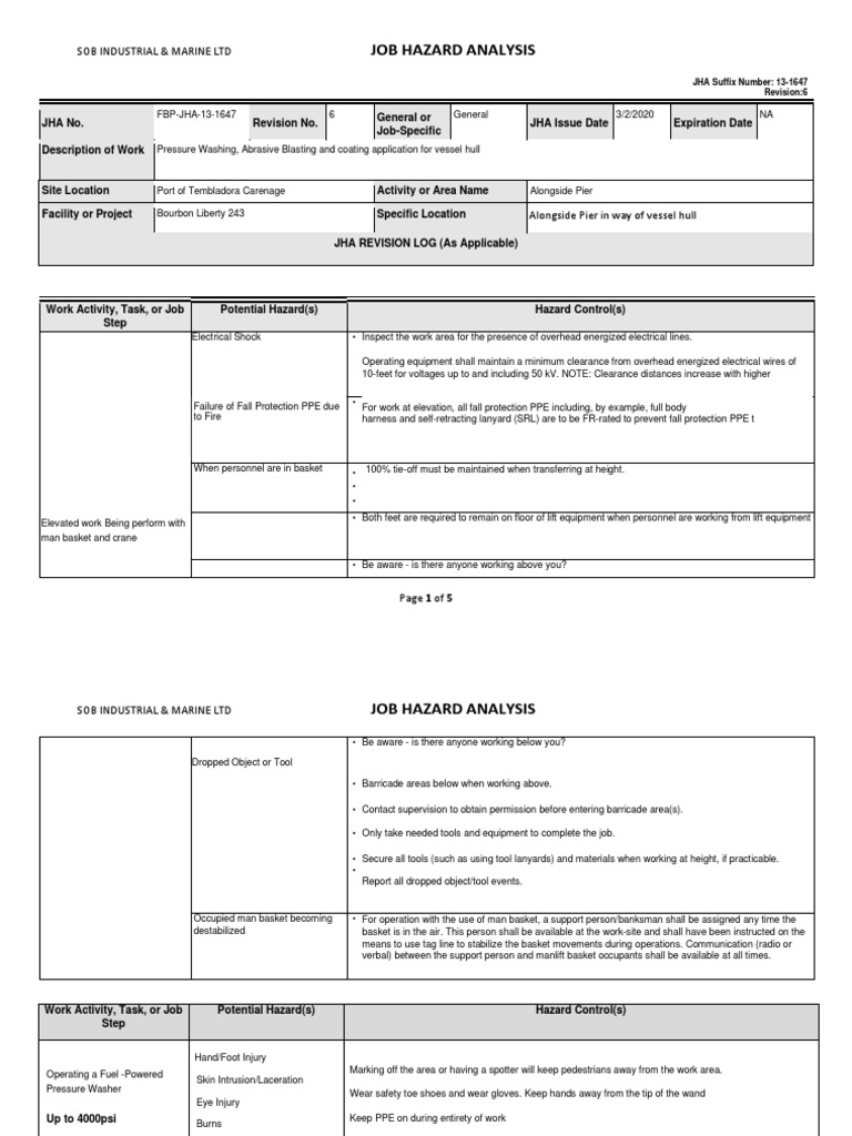 JSA Blasting and Coating PDF