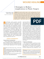 Evidence-Based Strategies To Reduce Postoperative Complications in Plastic Surgery