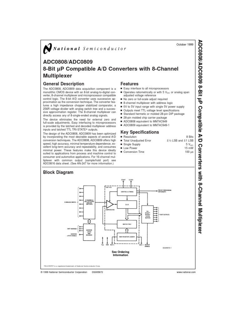 ADC0809 | PDF