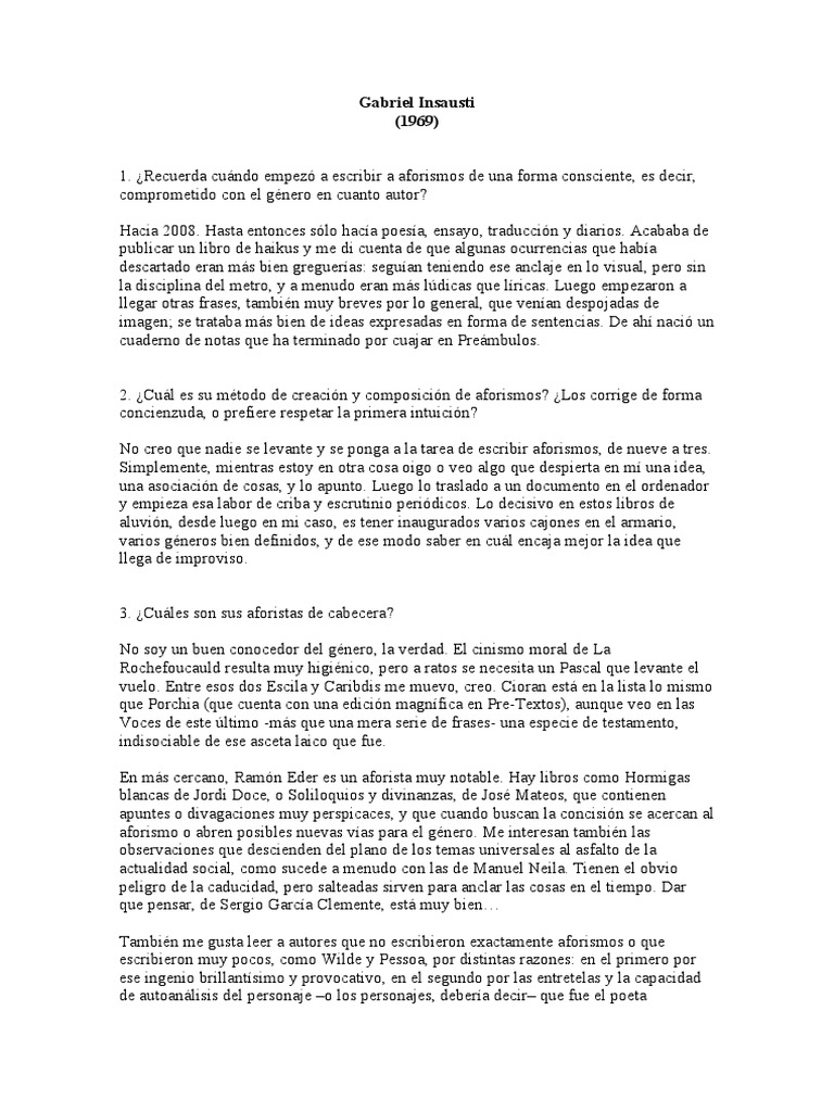 Gabriel Insausti | PDF