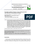 Dobrzanski M, Economic Analysis of Water Recovery From Greywater and Rainwater in Households in Poland