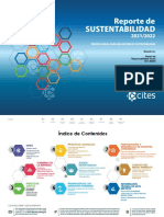 Reporte de Sustentabilidad CITES 2021 2022