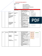 Plan de Reforzamiento de Segundo y Cuarto Año 2022