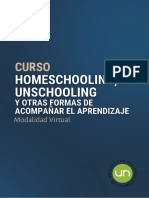 Curso Homeschooling Unschooling y Otras Formas de Acompanar El Aprendizaje. Compressed