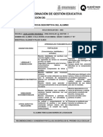 Fichas Descriptivas de Alumnos de 1° A