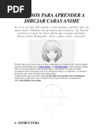 Dibujos de anime fáciles a lápiz | PDF