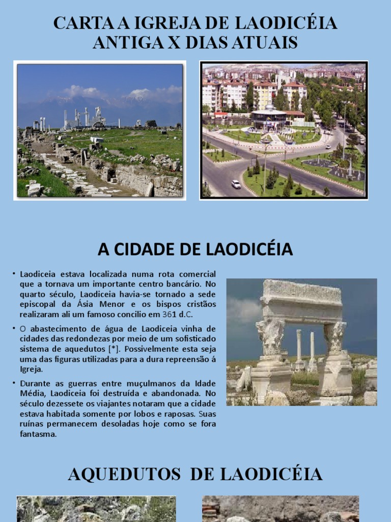 Carta A Igreja de Laodiceia | PDF