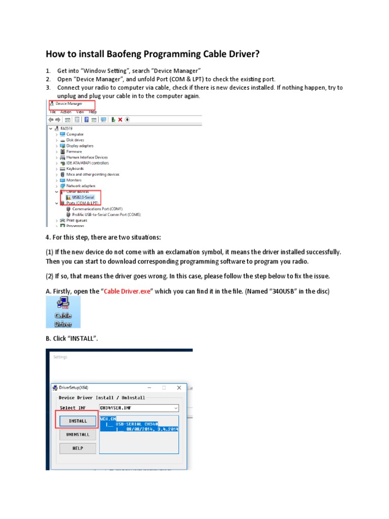 NEED HELP TRYING TO PAIR MY BAOFENG TO BCA intelligence overview