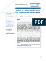 V7, N3 - 3 - Development and Validation of A Training-Embedded Speaking Assessment Rating Scale A Multifaceted Rasch Analysis in Speaking Assessment