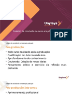 1.12 Trabalho de Conclusão de Curso em Pós-Graduação