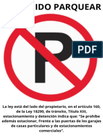 Prohibido Parquear