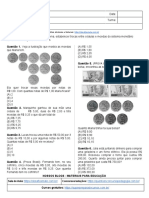 Atividade Sobre - Sistema Monetário Brasileiro