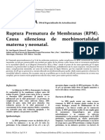 Boletín NEDA: Ruptura Prematura de Membranas (RPM) - Causa Silenciosa de Morbimortalidad Materna y Neonatal