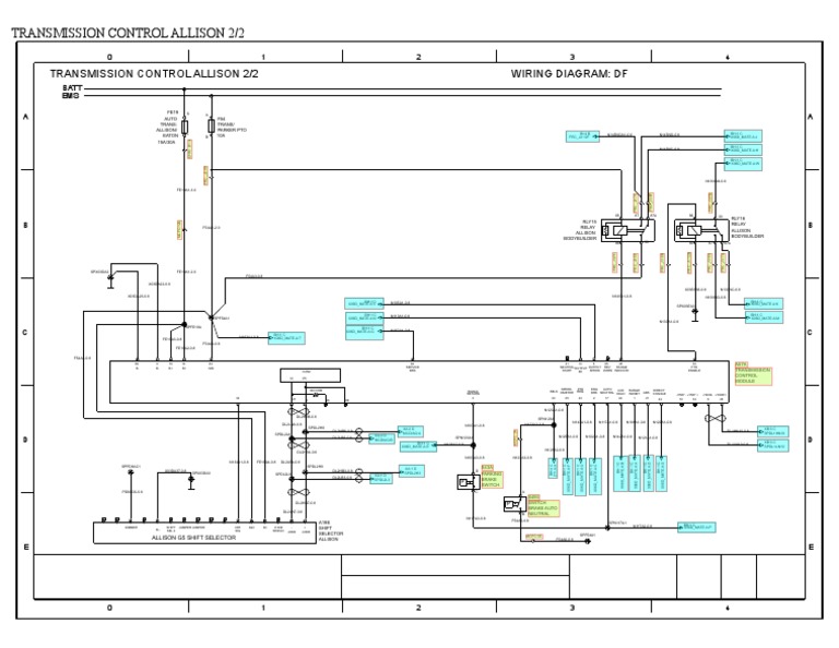 Diagrama Eléctrico Allison 2/2 | PDF