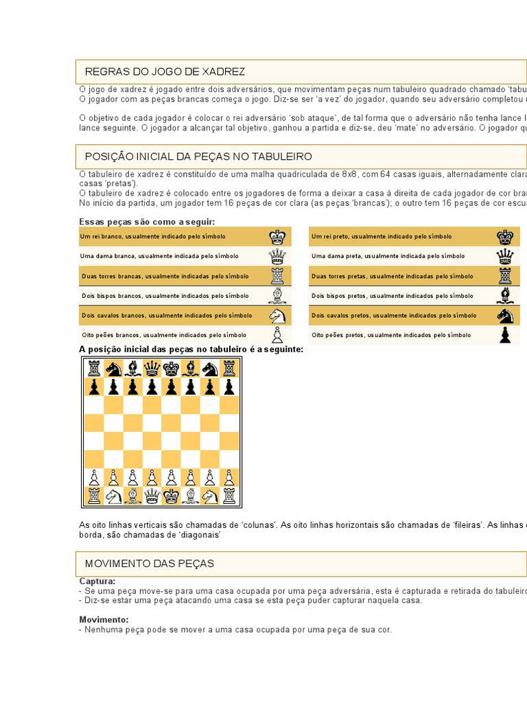 Em qual situação especial o peão pode capturar sem ser na diagonal? 