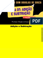 Aula 01 - Adição e Subtração - Curso de Mat. Básica