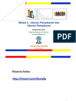 Pengantar Statistika Sosial - Modul 3