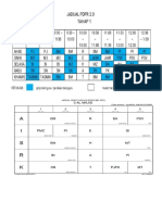 jadual pdpr