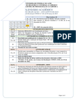 Calendario Academico 2023 Cursos de Graduacao