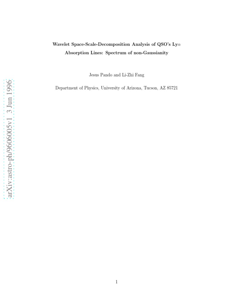 wavelet-space-scale-decomposition-analysis-of-qso-s-ly-absorption