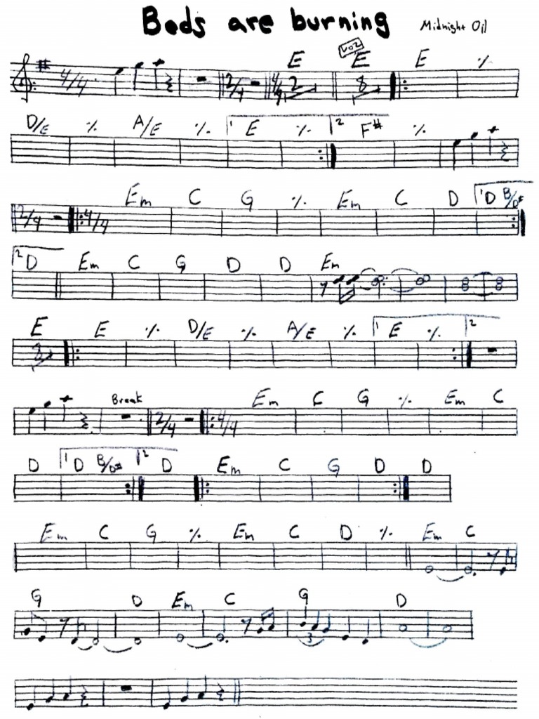 Beds Are Burning PDF