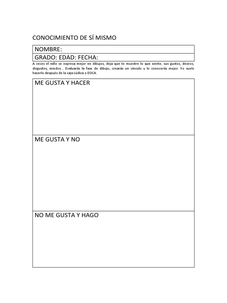 Conocimiento de Sí Mismo | PDF