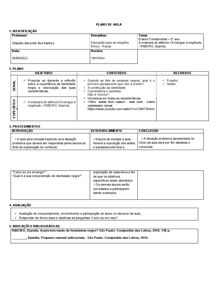 Plano de Aula - 30 | PDF | Carreira e Crescimento | Autoajuda