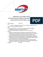 Kerangka Acuan Kerja (Kak) Anggaran Kegiatan Hima/Ukm Tahun 2023 - 2024 Sekolah Tinggi Multi Media Yogyakarta