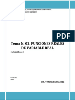 Guía N. 02. Funciones Reales de Variable Real - YHS