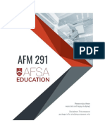AFM 291 Final Exam Study Package