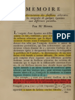 01-Sur La Détermination Des Fonctions Arbitraires Dans Les Intégrales de Quelques Équations Aux Différences Partielles (1776)