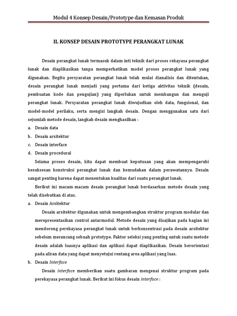 4.2b KONSEP DESAIN (PROTOTYPE) DAN KEMASAN PRODUK (2) RPL | PDF