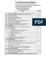 Check List Kelengkapan Dokumen Manpower Supply - TKS - 2023