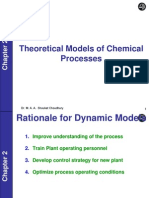 Theoretical Models of Chemical Processes: Dr. M. A. A. Shoukat Choudhury 1