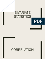 Bivariate Statistics