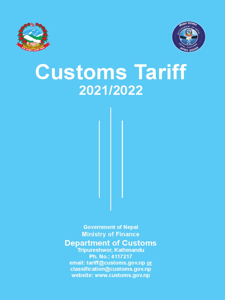 Nepal Tariff PDF Textiles Yarn