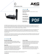 AKG DMS300 Microphone Spec Sheet 9-16-19