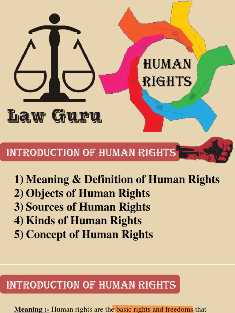 Human Rights: Definitions & Concepts | PDF | Human Rights | Rights